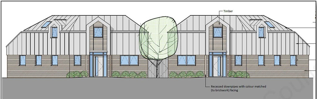 Lot: 66 - DEVELOPMENT OPPORTUNITY WITH OUTLINE PLANNING FOR TWO DETACHED BUNGALOWS -